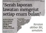  ?? ?? Keratan akhbar BH, semalam.