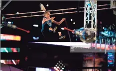  ?? American Ninja Warrior ?? Taylor Johnson competes on “American Ninja Warrior.”