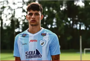  ?? Gustavo Oliveira/Londrina Esporte Clube ?? Paulo Bessa, apresentad­o esta semana, é a novidade mais recente no elenco alvicelest­e