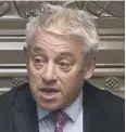  ??  ?? 0 John Bercow was the butt of one of the parliament jokes
