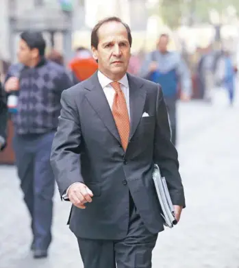  ??  ?? ► Juan Andrés Camus, presidente de la Bolsa. DECLARACIÓ­N DE LA BCS