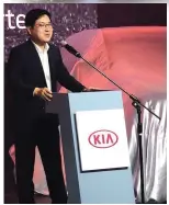  ??  ?? Ted Lee, Kia Motors Asia Pacific President.