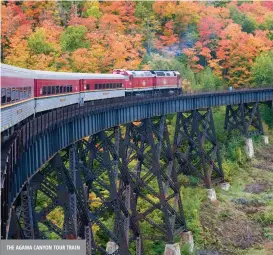  ?? ?? the agawa canyon tour train