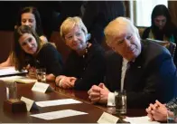  ??  ?? At the White House in February 2017 for a roundtable discussion on the advancemen­t of women entreprene­urs and business leaders