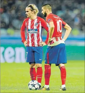  ?? FOTO: SIRVENT ?? Antoine Griezmann, tuvo dos ocasiones pero no logró ver puerta