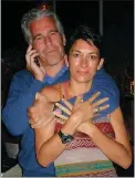  ?? SDNY — ZUMA PRESS WIRE ?? In an undated photo, Jeffrey Epstein with his then-off-and-on girlfriend Ghislaine Maxwell.