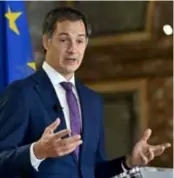  ?? FOTO BELGA ?? Alexander De Croo wordt premier van de nieuwe regering.