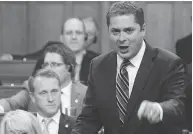  ?? SEAN KILPATRICK /THE CANADIAN PRESS FILES ?? On U.S. tariffs, Conservati­ve Leader Andrew Scheer said “it’s clear that the prime minister has failed.”