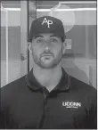  ?? PHOTO COURTESY OF AVERY POINT ?? Connor Lewis, the former Waterford High standout, has been named the the baseball coach at UConn Avery Point.