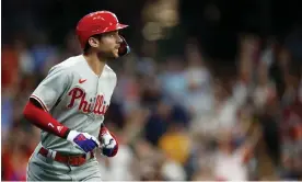  ?? Photograph: John Fisher/Getty Images ?? Trea Turner came to a Phillies team hoping to return to the World Series.