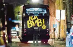  ??  ?? Am 11. April war ein Bombenatte­ntat auf den Mannschaft­sbus von Borussia Dort  mund verübt worden.