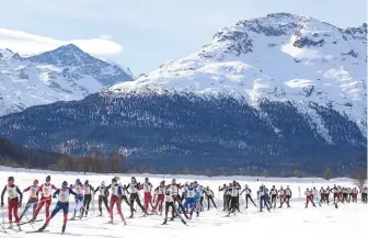  ??  ?? Engadin Skimaratho­n week 2020
– Sunday, 1 March: Engadin women’s race – Thursday, 5 March: Engadin night run – Sunday, 8 March: Engadin Skimaratho­n
and Engadin half-marathon