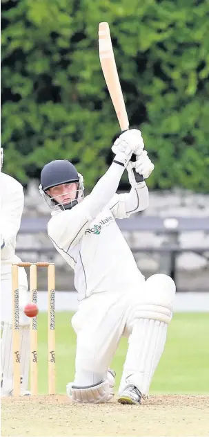  ?? Tony Greenwood ?? Chris Cook-Martin scored 156 for Haslingden