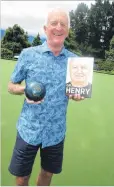  ?? PHOTO: PHILIP CHANDLER ?? On a roll . . . Rugby writer Bob Howitt, of Arrowtown, is concentrat­ing more on bowls than bookwritin­g these days.