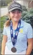  ?? PHOTOS COURTESY DOWNINGTOW­N EAST & UNIONVILLE ?? Downingtow­n East’s Ava O’Sullivan, left, and Unionville’s Charlotte Scully, right, finished in the top five at states Tuesday.