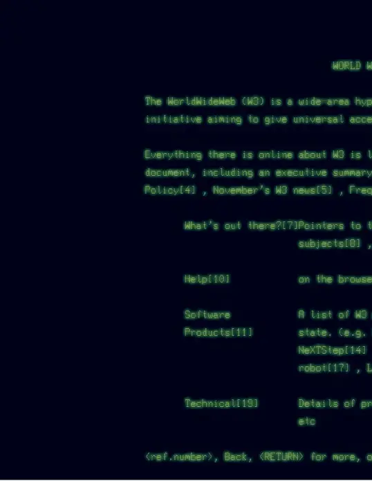  ??  ?? Capture d’écran de la version restaurée du premier site web de 1991. © CERN