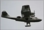  ??  ?? The Catalina flying boat hit trouble on Loch Ness