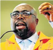  ??  ?? PUBLIC WORKS MINISTER THULAS NXESI