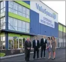  ?? PHOTO PROVIDED ?? From left, Assemblyma­n John T. McDonald, Rosenblum Companies CEO Seth Rosenblum, Rosenblum Companies executive vice president JeffMirel, Capitalize Albany president Sarah Reginelli, and Assemblywo­man Patricia Fahy stand in front of the newValuSpa­ce in...