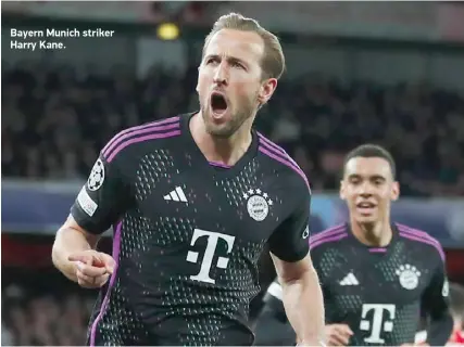  ?? ?? Bayern Munich striker Harry Kane.