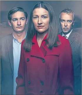  ??  ?? STV Production­s head of drama Sarah Brown
James Harkness, Kelly Macdonald and John Hannah in The Victim