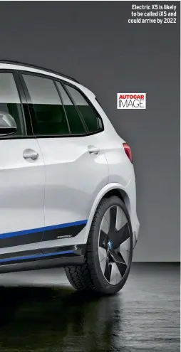  ??  ?? Electric X5 is likely to be called ix5 and could arrive by 2022