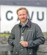  ??  ?? Lagavulin Distillery manager Pierrick Guillaume.