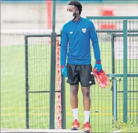  ?? FOTO: ATHLETIC CLUB ?? Precaución
El Athletic entrenará en grupos a partir de esta semana