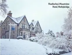  ??  ?? Heatherlea’s Mountview Hotel, Nethybridg­e