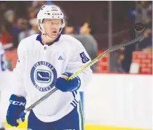  ?? GERRY KAHRMANN/FILES ?? Defenceman Jack Rathbone, seen in 2018, has been firing on all cylinders since joining the Utica Comets this season.