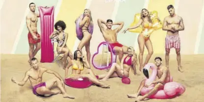  ??  ?? Los diez consursant­es iniciales de `Love Island' que desde esta noche intentarán encontrar el amor. ATRESMEDIA