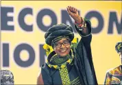  ?? WALDO SWIEGERS — BLOOMBERG ?? Winnie Madikizela-Mandela, the former wife of Nelson Mandela, died Monday at a hospital in Johannesbu­rg.