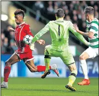  ??  ?? FIRST BLOW: Kingsley Coman puts Bayern ahead