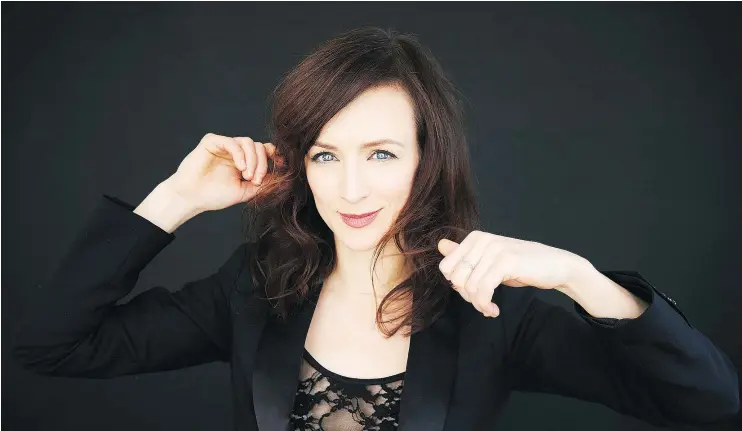  ?? — DAVID LEYES FILES ?? Singer Sarah Slean considers herself a multi-faceted artist and says the boundaries between artistic discipline­s have become blurred over time.