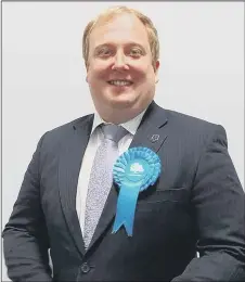  ??  ?? CONVERSATI­ONS Tory leader Cllr Matthew Atkins