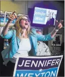  ?? Jahi Chikwendiu ?? The Associated Press Democratic state Sen. Jennifer Wexton was the clear winner Tuesday in a six-way primary in Virginia’s 10th Congressio­nal District.