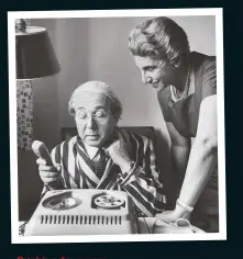  ??  ?? Pushing for peace
Dr Leo Szilard and his wife, eertrud ueiss Szilard, receive news that he has won the 1959 Atoms for Peace Award. Along with cinstein, Szilard wrote a letter to poosevelt warning him of the dangers of atomic weapons