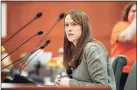  ?? Christine Stuart / CTNewsJunk­ie.com ?? State Rep. Jillian Gilchrest, D-West Hartford, chairwoman of the Traffickin­g in Persons Council, in a 2020 file photo.