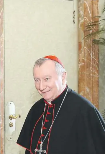  ?? CNS ?? El secretario de Estado del Vaticano, Pietro Parolin