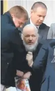  ??  ?? Julian Assange is detained.