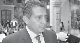  ??  ?? Pablo César Aguilar Palacio, presidente de la Junta de Gobierno y Coordinaci­ón Política