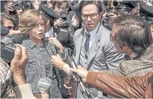  ??  ?? RISING STAR: Michelle Williams, left, and Mark Wahlberg star in TriStar Pictures’ ‘All The Money in the World’. Ridley Scott’s film centres on the kidnapping of John Paul Getty III.