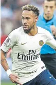  ??  ?? ESTRELLA. Neymar ha marcado seis goles para el PSG.