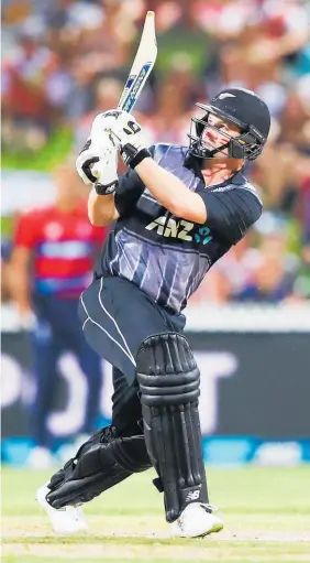  ?? Picture / Getty Images ?? Colin Munro set the early pace for New Zealand.