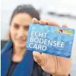  ?? FOTO: FELIX KÄSTLE ?? Die Echt Bodensee Card ist vorerst gestoppt.