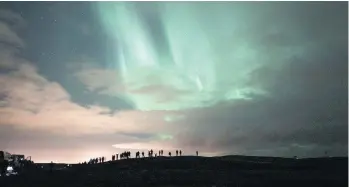  ??  ?? Ellany Lea’s travel experience­s include witnessing an aurora in Iceland.