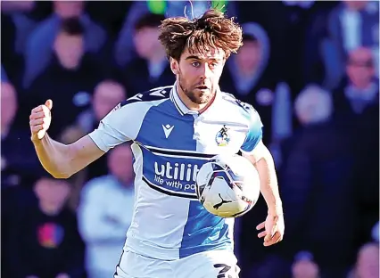  ?? Picture: Ryan Crockett ?? Antony Evans has been an influentia­l figure in Bristol Rovers’ rise up the League Two table