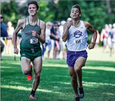  ?? File photo ?? St. Raphael middle-distance star Darius Kipyego, right, competes in cross country because he wants to have fun with his teammates. He’s also very good and was named the Call-Times 2020 MVP after finishing fourth in the state.