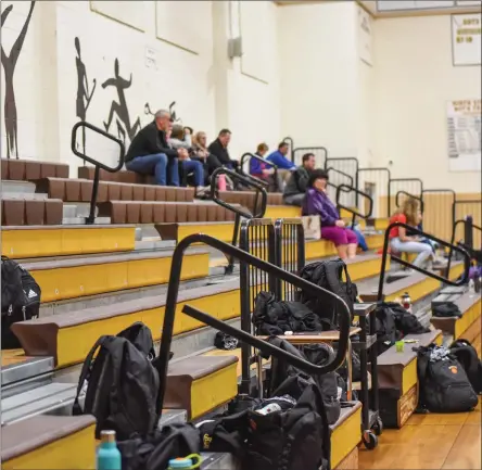  ?? File photo by Ernest A. Brown ?? Because of the coronaviru­s pandemic, the PCOA unanimousl­y voted Monday to ban fans from on-campus events this winter. Fans will still be allowed at hockey games, including at Adelard Arena, Levy Rink and Rhode Island Sports Center.