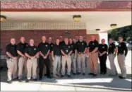  ?? PHOTO PROVIDED. ?? Seventeen Saratoga County Sheriff’s Office deputies recently completed a week-long course to become School Resource Officers, assigned to districts throughout the county for the upcoming academic year.